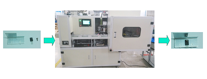 晶體散熱片組裝鎖螺絲機(jī)